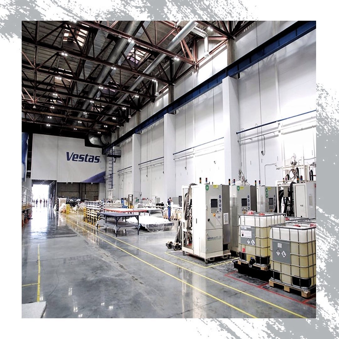 Refloor® – надежные полы для «Завода по производству лопастей для ветровых турбин «Вестас»