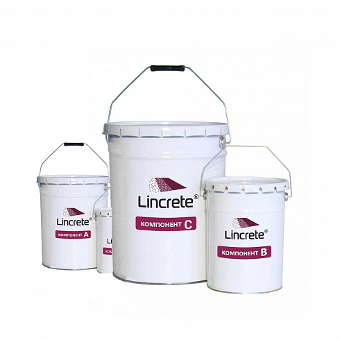 Четырехкомпонентная полиуретан-цементная краска LINCRETE® TOP COAT